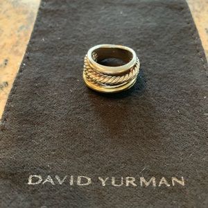 David Yurman Crossover Ring - w 14 karat gold